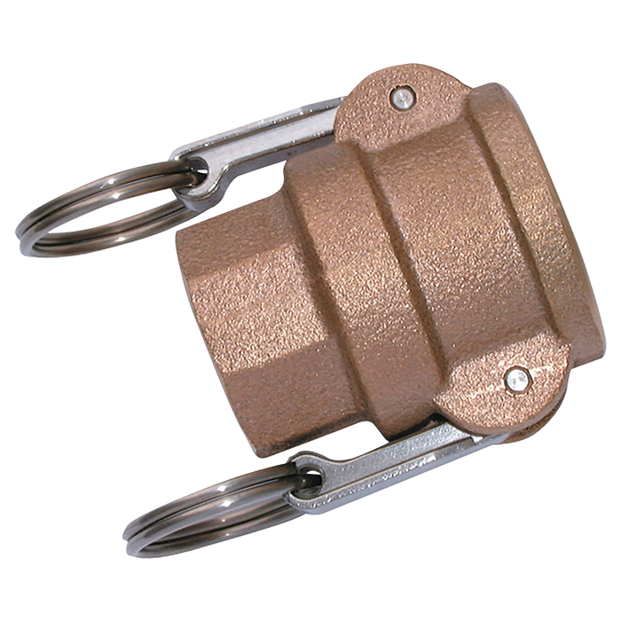 FT Pro - D112-BR 1.1/2" BSPP Female Camlock Type D Brass - pneumaticsystems