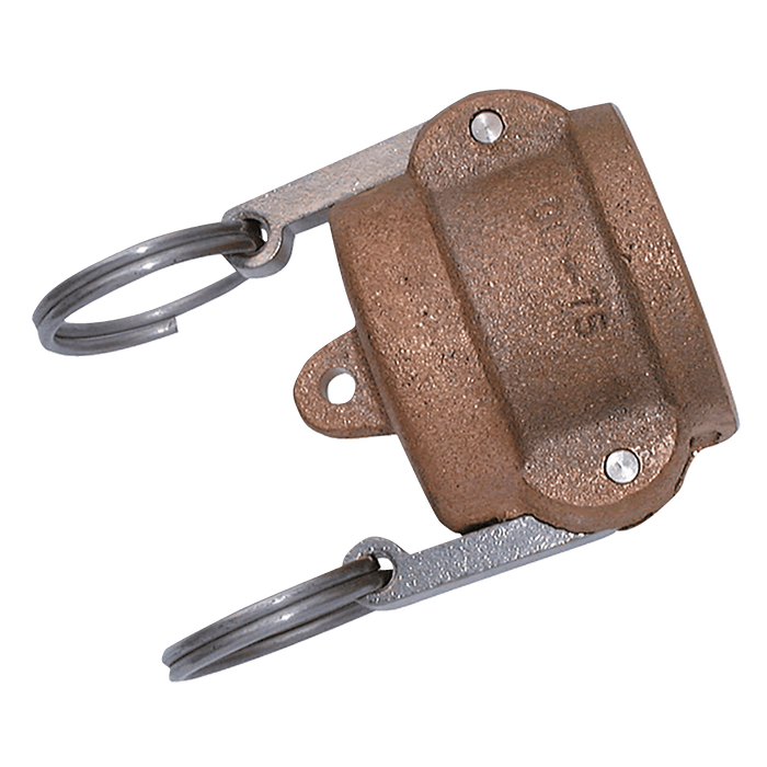 FT Pro - DC6-BR DC Type Brass 6" Camlock - pneumaticsystems