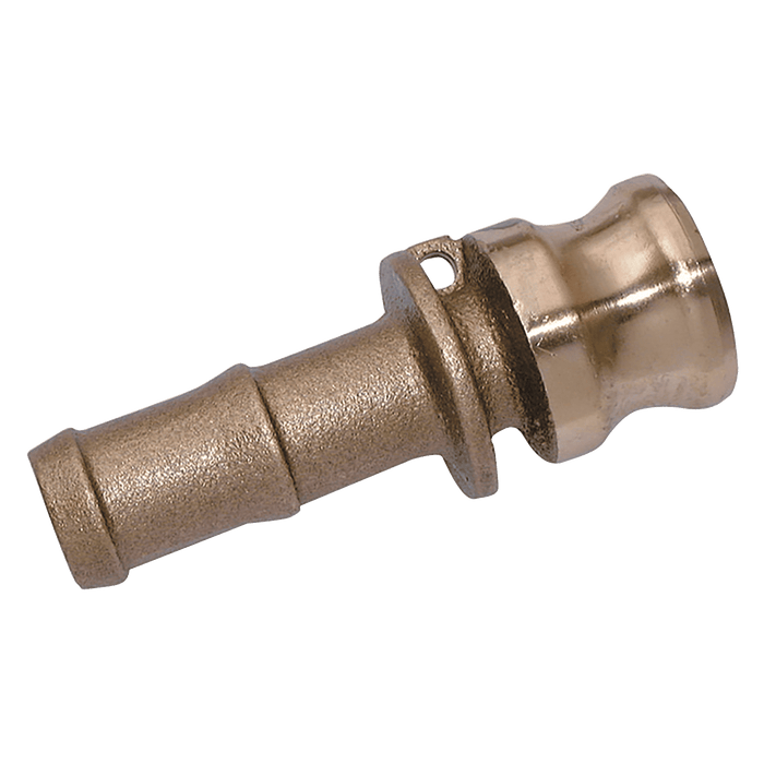 FT Pro - E114-BR Camlock 1.1/4" OD Hose Tail Type E Brass - pneumaticsystems