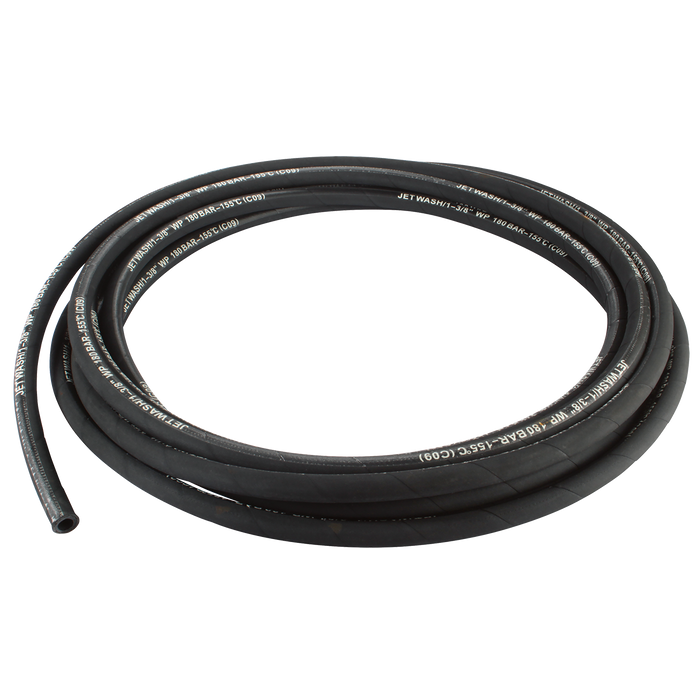 FT Pro - PWBLACK-04-100R1 1/4 ID Black 1W Press Wash Hose 100M - pneumaticsystems