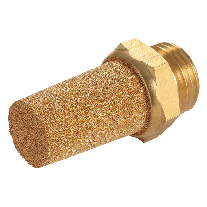 FT Pro 3/4" BSPP Male Silencer Medium Brass 1873758 - pneumaticsystems