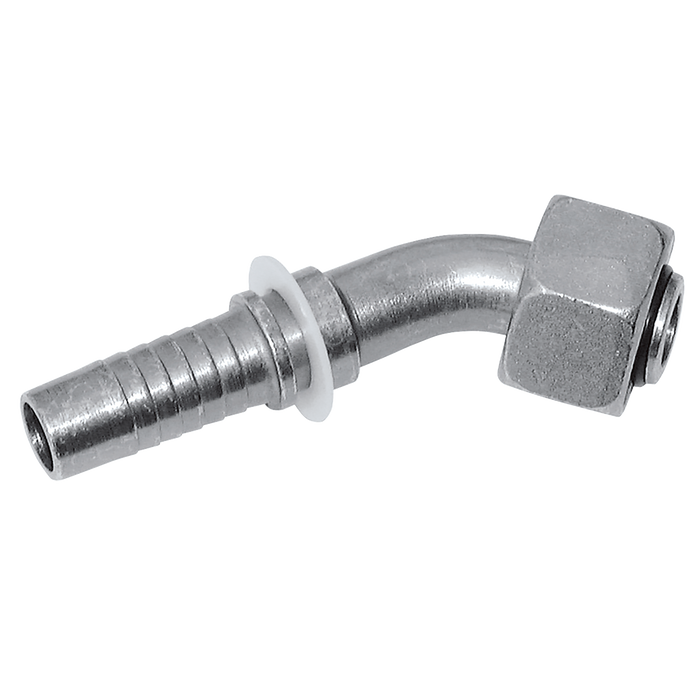FT Pro - HMFL06-45-M18CF M18 X 1.5 Metric Female Light Duty 45° Swept Elbow - pneumaticsystems