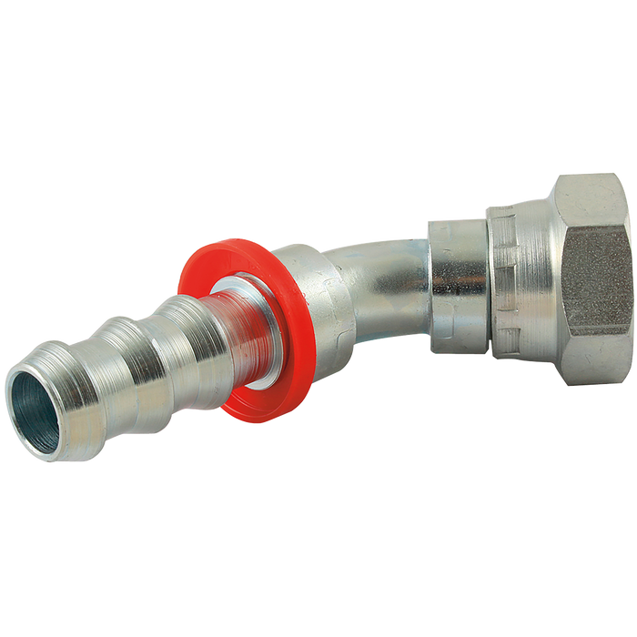 FT Pro - PSJF064506CF 9/16" JIC Female X Hose Tail 45° Elbow - pneumaticsystems