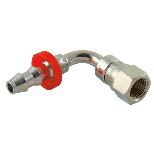 FT Pro - PSJF089008CF 3/4" JIC Female X Hose Tail 90° Elbow - pneumaticsystems