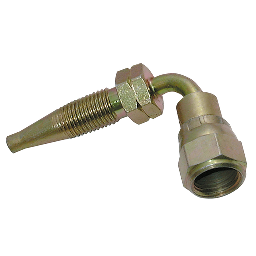 FT Pro - 2182-8249 9/16" JIC Female Hydraulic Reusable 90° Elbow 3/8" Hose ID - pneumaticsystems