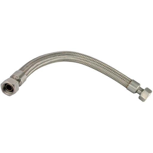 FT Pro - 2137-9805 1/2" BSP Female X 1/2" ID Metallic Flexible Hose Steel Braided - pneumaticsystems