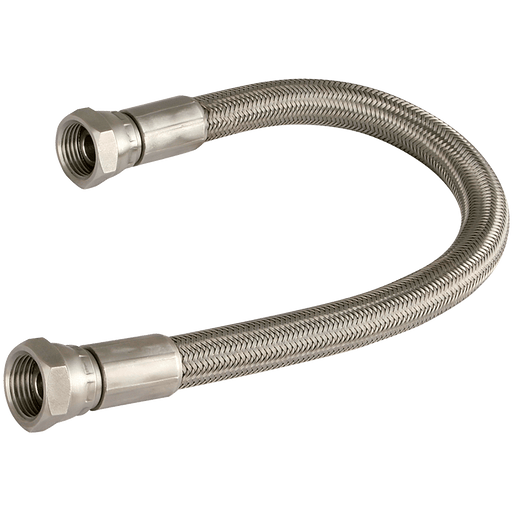 FT Pro - 2138-0290 1/2" BSP Female X 3/4" ID Metallic Flexible Hose PTFE - pneumaticsystems