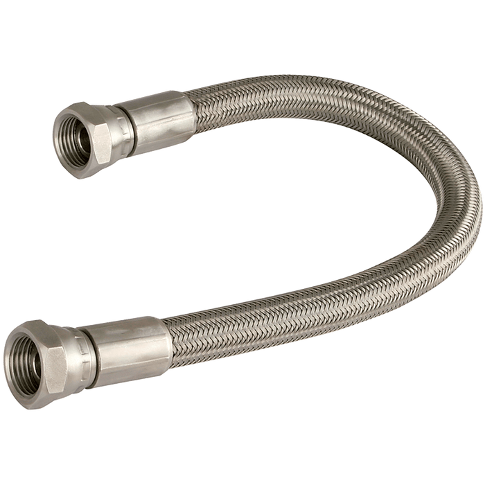 FT Pro - 2138-0290 1/2" BSP Female X 3/4" ID Metallic Flexible Hose PTFE - pneumaticsystems