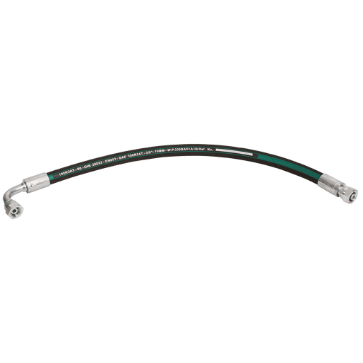 FT Pro - HMFL9016F36-1000 M36 X 2 Metric Female X 38.9MM OD X 1" ID Hydraulic Hose Assembly - pneumaticsystems