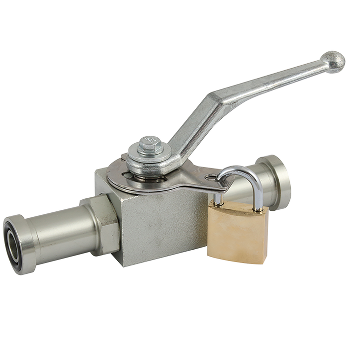 FT Pro - KHBF3-1.1/4-LK 1.1/4" Nominal Bore Ball Valve Lockable - pneumaticsystems