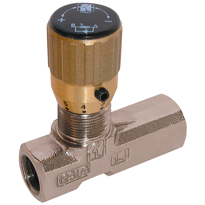 FT Pro - 1253-3021 1/2" BSP Uni-Directional Flow Valve - pneumaticsystems