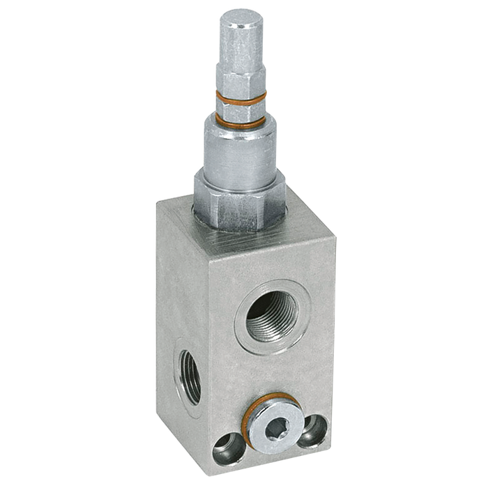 FT Pro - RV06/180 3/8" BSP Parallel Female Pre-Set Pressure Relief Valve - pneumaticsystems