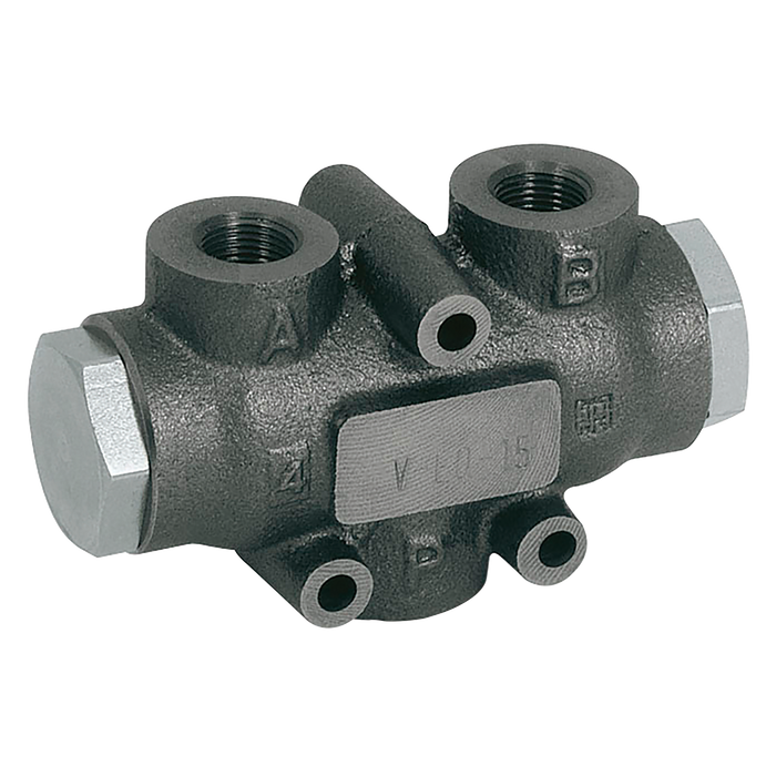 FT Pro - CFD0860 1/2" BSP Parallel Female X 3/8" BSP Parallel Female Check Valve - pneumaticsystems