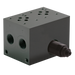 FT Pro - CM3-1G-ADJ CETOP 3 1 Steel Manifold Steel c/w Pressure Relief Valve - pneumaticsystems