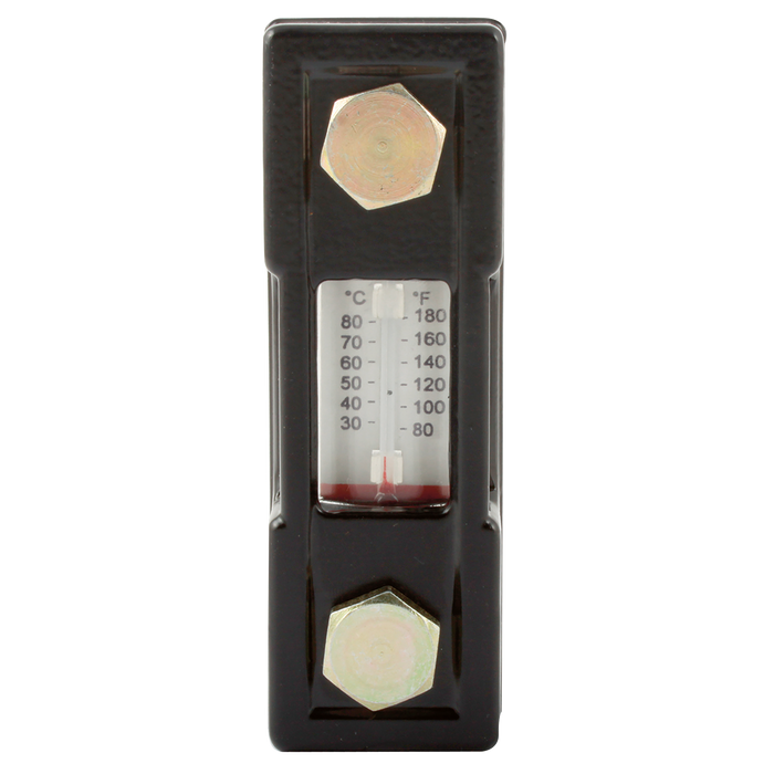 FT Pro - FLTGS-127-10 127MM Centres Fluid Level Gauge with Thermometer - pneumaticsystems