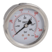 FT Pro - G63-010RG 1/4" BSPP 63MM Centre Back Pressure Gauge 0-10 Bar Glycerine - pneumaticsystems