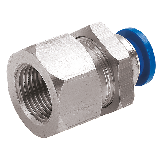FT Pro - 2019-7307 10MM OD X 3/8" BSPP Female Bulkhead - pneumaticsystems