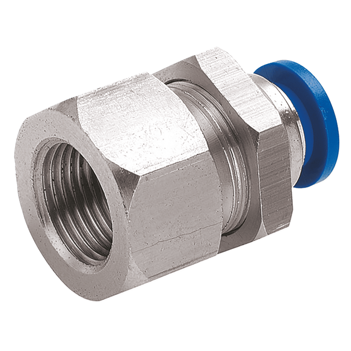 FT Pro - 2019-7182 8MM OD X 3/8" BSPP Female Bulkhead - pneumaticsystems