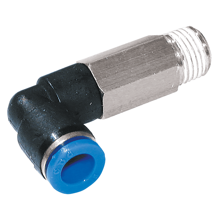FT Pro - 2046-7191 6MM X M6 Male Stud Elbow Extended - pneumaticsystems