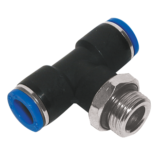 FT Pro - 2028-8155 10MM OD X 1/4" BSPP T Male Centre Leg - pneumaticsystems