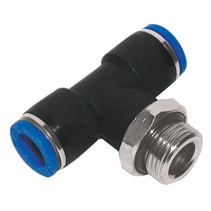 FT Pro - 2028-8031 06MM OD X 1/8" BSPP T Male Centre Leg - pneumaticsystems