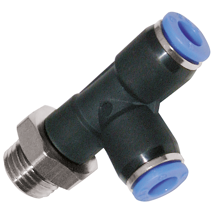 FT Pro - 2033-8588 6MM OD X 1/4" BSPP Male Run Tee - pneumaticsystems