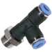 FT Pro - 2033-8588 6MM OD X 1/4" BSPP Male Run Tee - pneumaticsystems