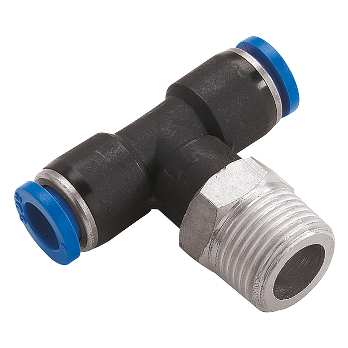 FT Pro - 2111-3287 4MM X 1/8" NPT Male Branch Tee - pneumaticsystems