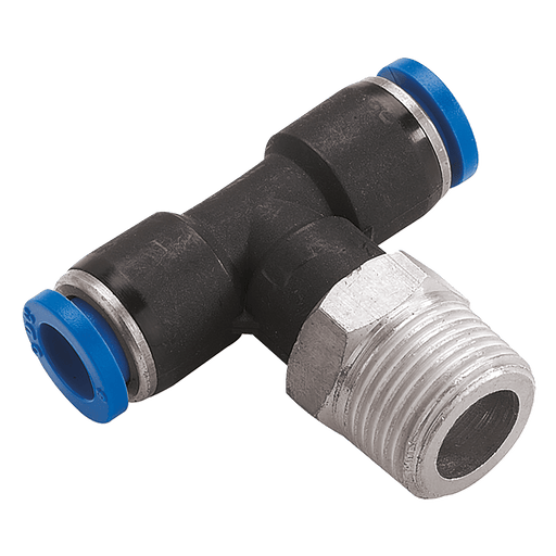 FT Pro - 2111-3345 8MM X 1/4" NPT Male Branch Tee - pneumaticsystems