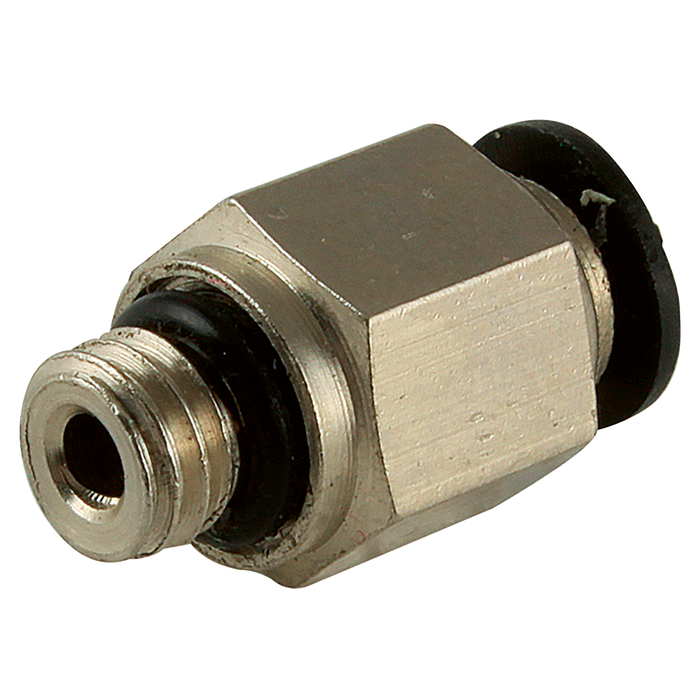 FT Pro - PC1/8-N01C 1/8" NPT X 1/8" Micro Male Stud Hex Body - pneumaticsystems