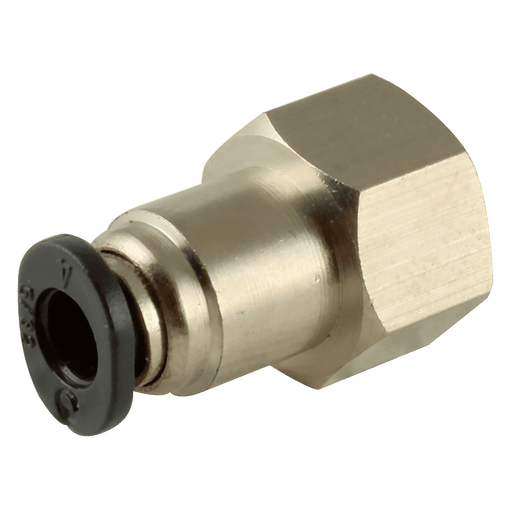 FT Pro - PCF5/32-N01C 1/8" NPT X 5/32" Micro Female Stud Hex Body - pneumaticsystems