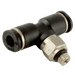 FT Pro - PT1/8-N00C 1/16" NPT X 1/8" Micro Male Branch Tee - pneumaticsystems