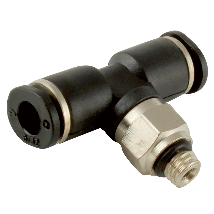 FT Pro - PT1/4-U10C 10-32 UNF X 1/4" Micro Male Branch Tee - pneumaticsystems