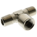 FT Pro - TC10 1/8" BSPT Male X 1/8" BSPT Female Equal Tee - pneumaticsystems