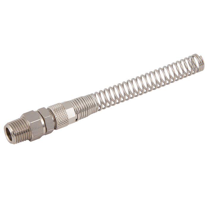 FT Pro - E1X-6/4-1/4 06/04 OD X 1/4" BSPT Male Swivel Spring Guard - pneumaticsystems