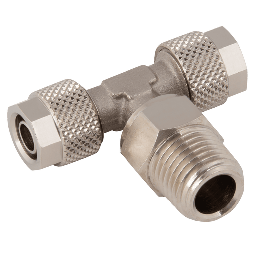 FT Pro - C7X-10/8-1/4 10/08MM OD X 1/4" BSPT Male SW Centre T - pneumaticsystems