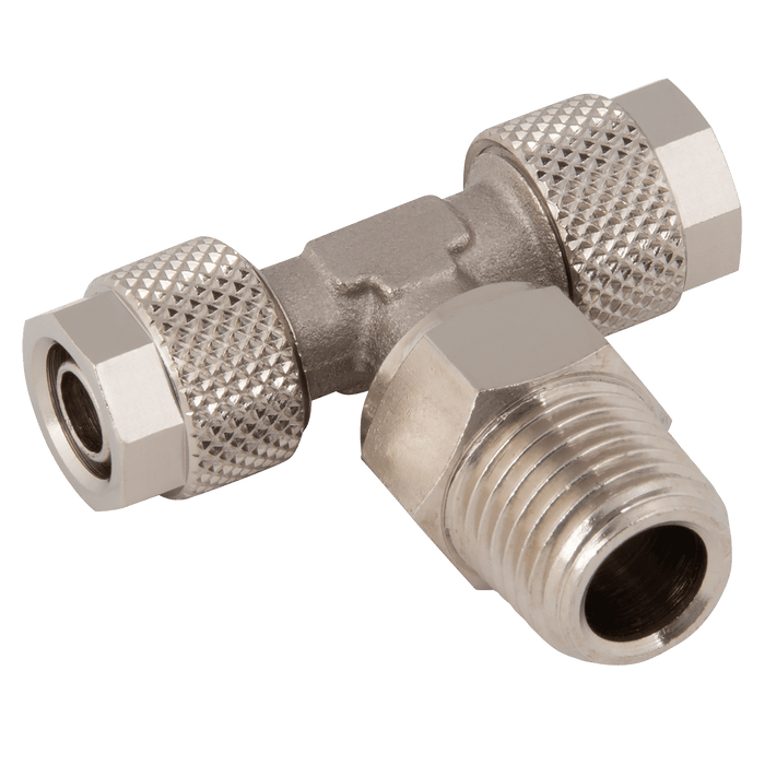 FT Pro - C7X-10/8-1/4 10/08MM OD X 1/4" BSPT Male SW Centre T - pneumaticsystems
