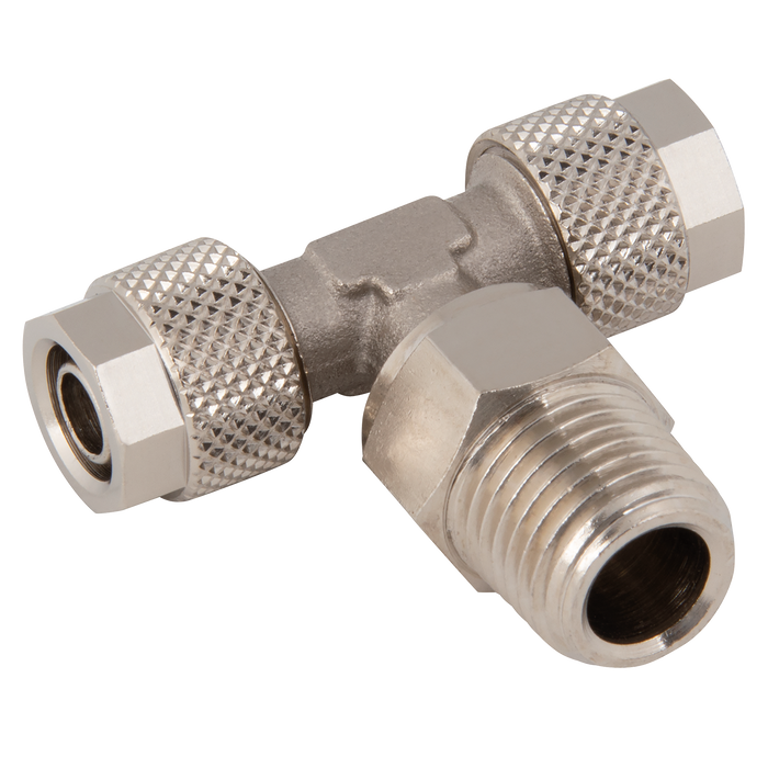 FT Pro - C7X-6/4-1/4 06/04MM OD X 1/4" BSPT Male SW Centre T - pneumaticsystems