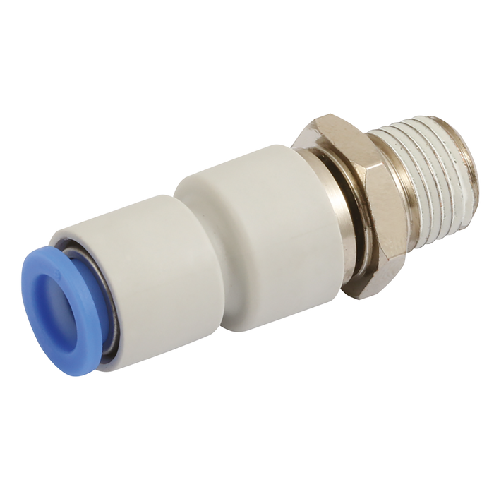 FT Pro - KC-KXH06-01S 1/8"BSPT X 6MM OD Rotary Male Stud Vacuum - pneumaticsystems
