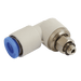 FT Pro - KC-KSL04-M5 M5X0.8 X 4MM OD Rotary Male Stud Elbow Vacuum - pneumaticsystems
