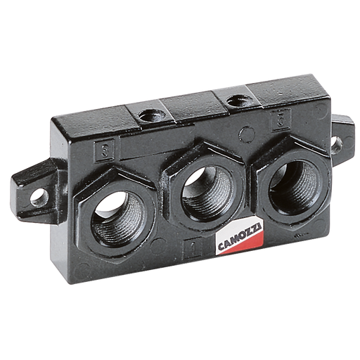 Iso 2 End Block For Manifold Sub-Base