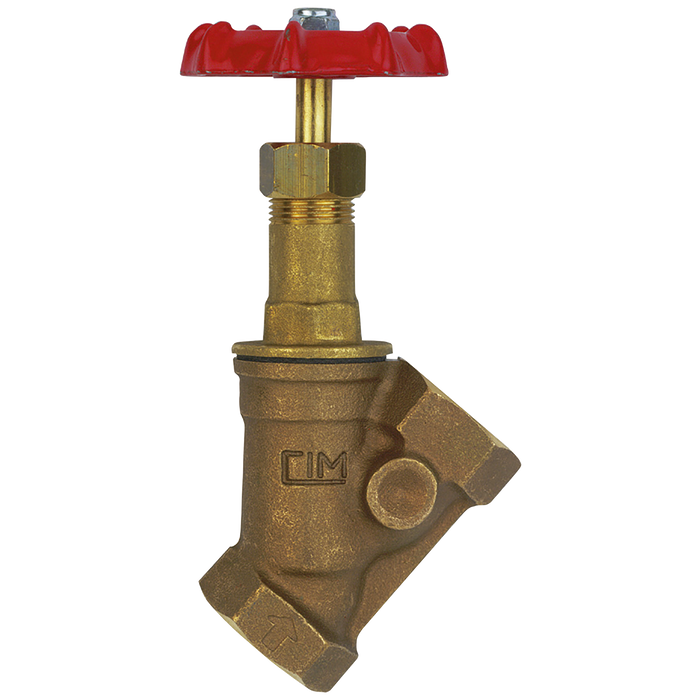 FT Pro - SV73-1 1" BSP Female Bronze Oblique Stop Valve - pneumaticsystems