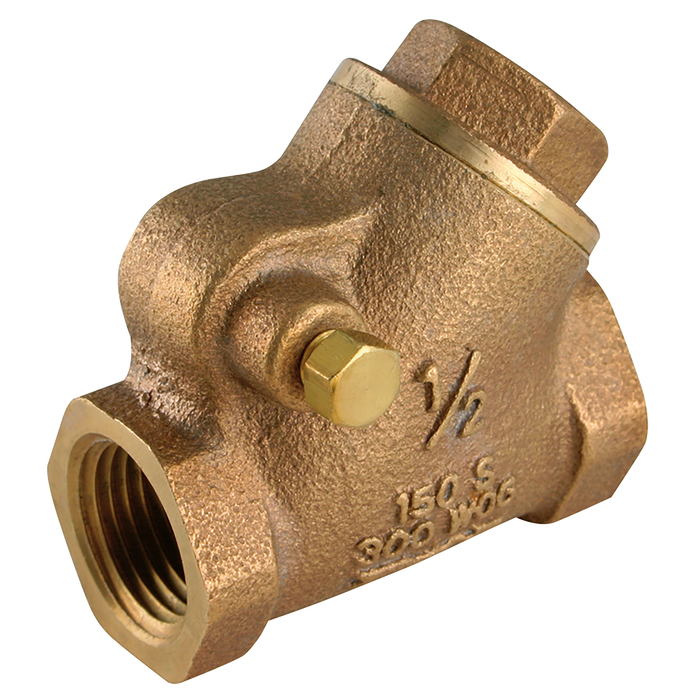 FT Pro - CVBZ384-12 1/2" BSPT FXF BZ Swing Check Valve - pneumaticsystems