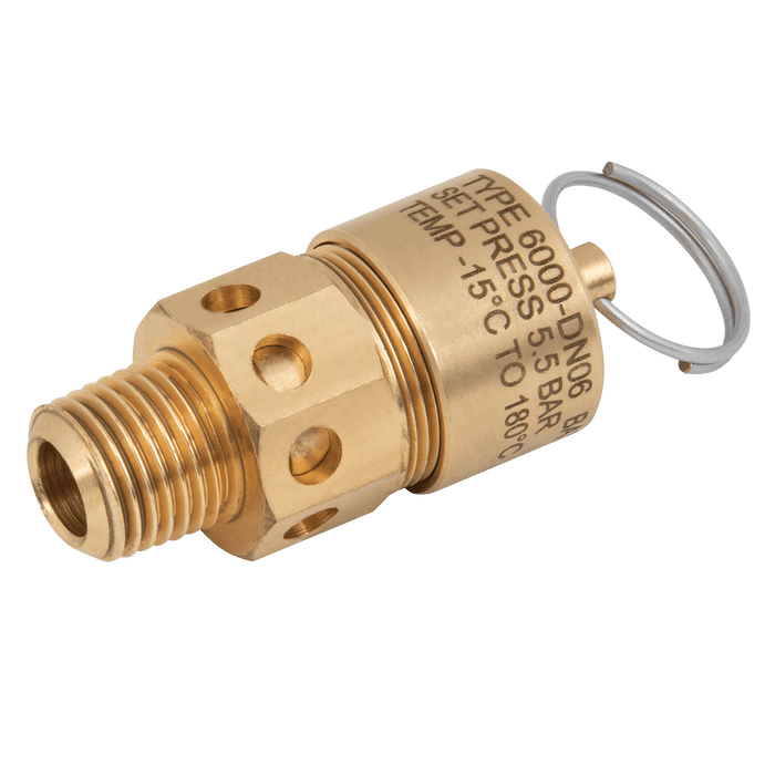 FT Pro - 6000/06/J/11.0 1/4" BSPT 6000 Relief Valve 11.0 Bar Set - pneumaticsystems