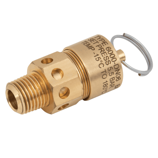 FT Pro - 6000/06/G/5.5 1/4" BSPT 6000 Relief Valve 5.5 Bar Set - pneumaticsystems