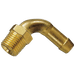 FT Pro - 600-1308 1/4" BSP Taper Male Brass Elbow Single Barb - pneumaticsystems
