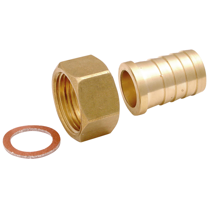 FT Pro - FH52/2FF 2" BSPP Female Straight Swivel Hose Tails, Brass - pneumaticsystems