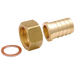 FT Pro - FH52/2FF 2" BSPP Female Straight Swivel Hose Tails, Brass - pneumaticsystems