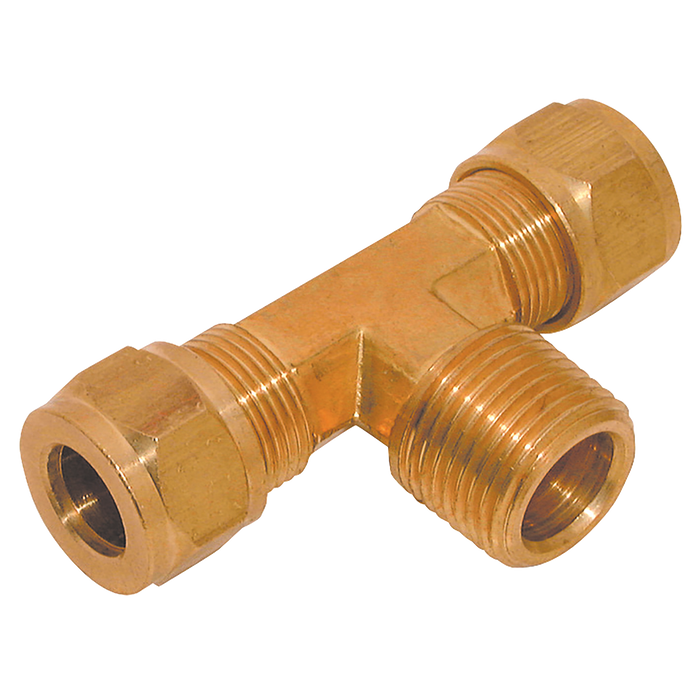 FT Pro - APST-38-14 1/4" BSPT Male X 3/8" OD Stud Branch Tee - pneumaticsystems