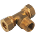 FT Pro - MSB14-14 1/4" BSPT Male X 1/4" OD Stud Branch Tee - pneumaticsystems